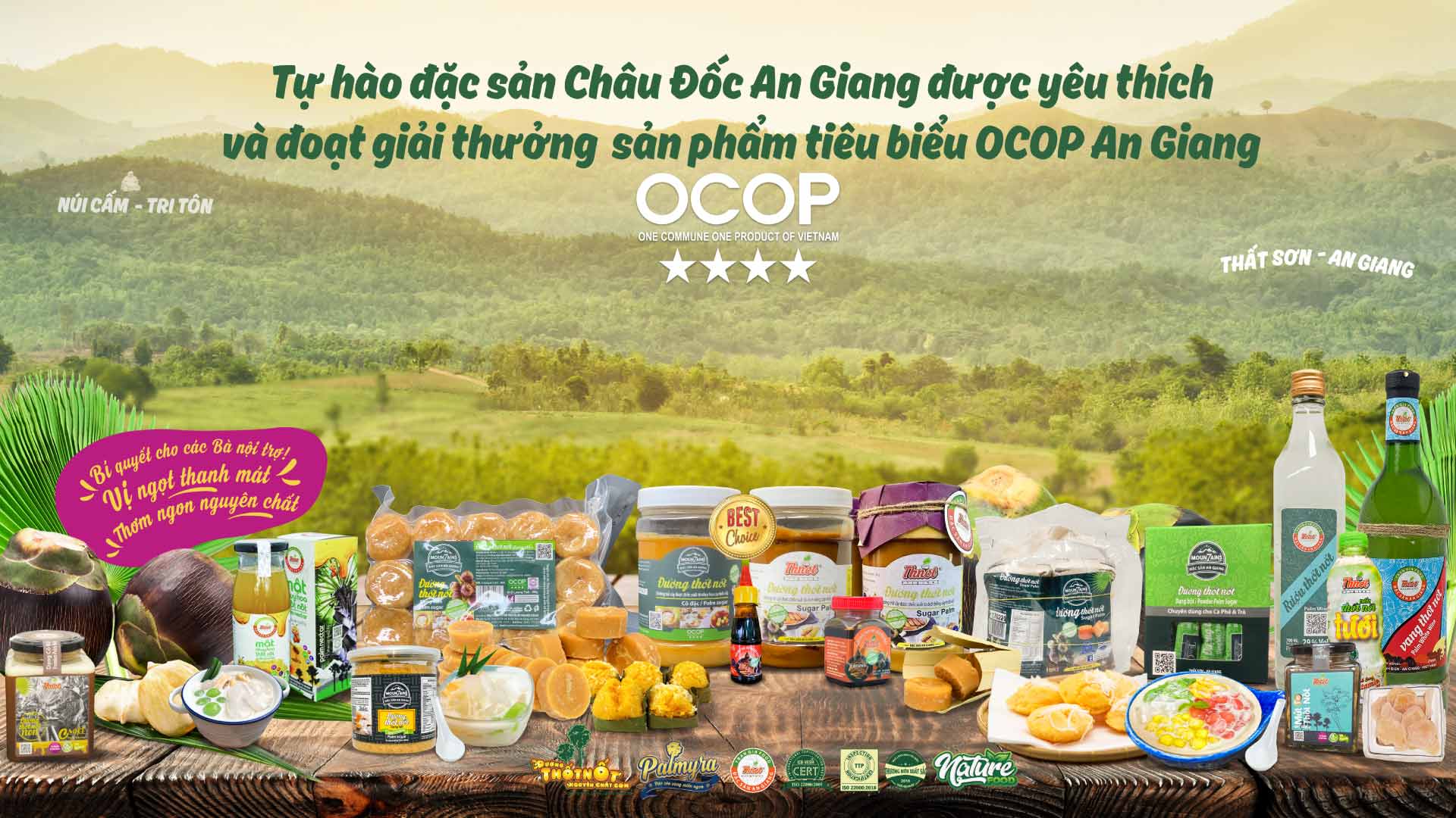 Đường Thốt Nốt Nguyên Chất